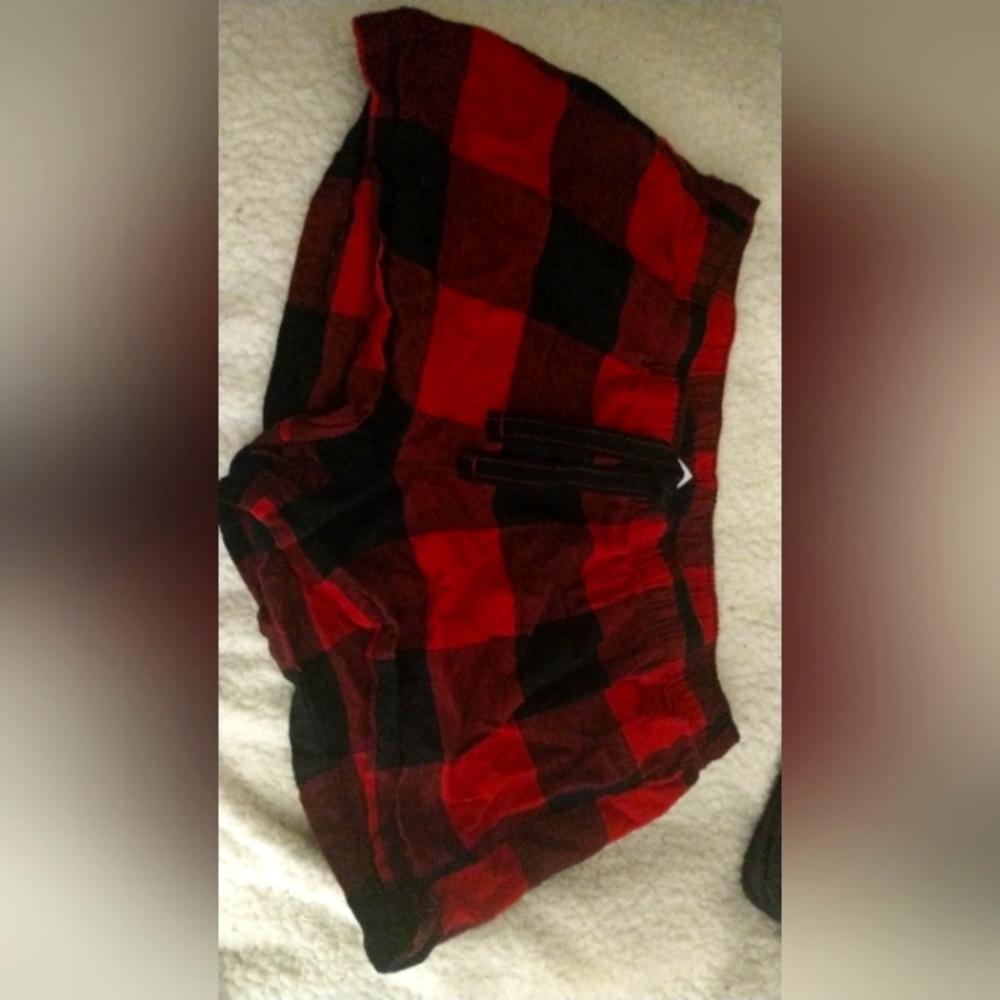 Red Pajama Shorts